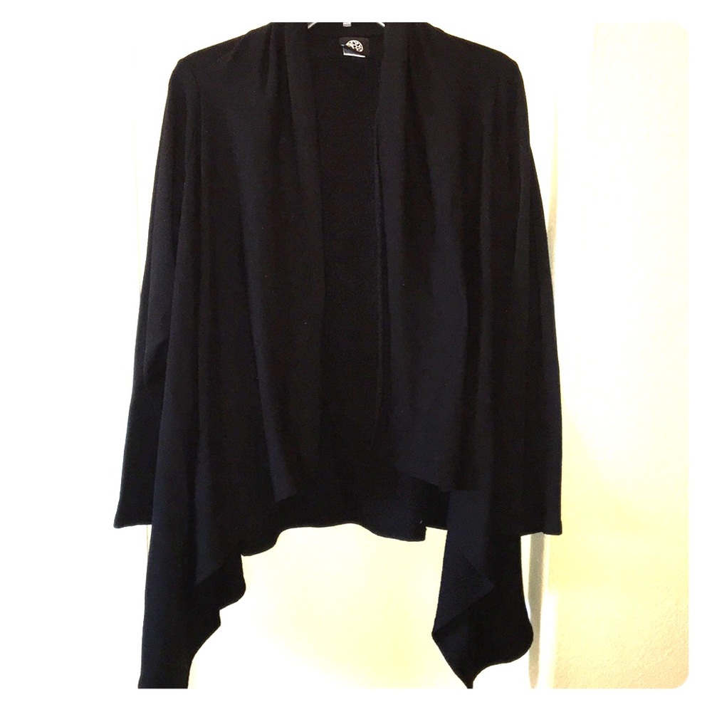 Black Waterfall cardigan
